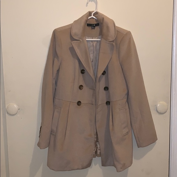Forever 21 Jackets & Blazers - Beautiful camel pea coat!!!